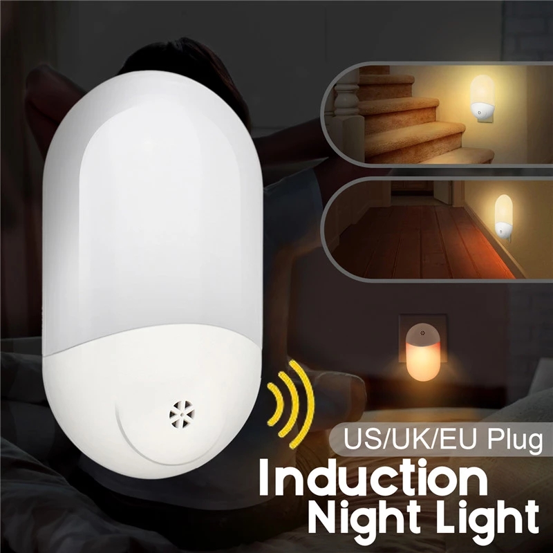 Baby Nursery Lamp - Lampu Malam Led, Sensor Senja Lampu