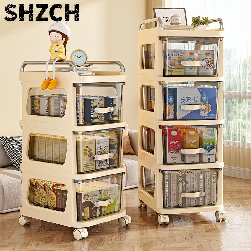 Baby Nursery Drawers - Troli Camilan Multifungsi, Organizer Mobile, Tempat