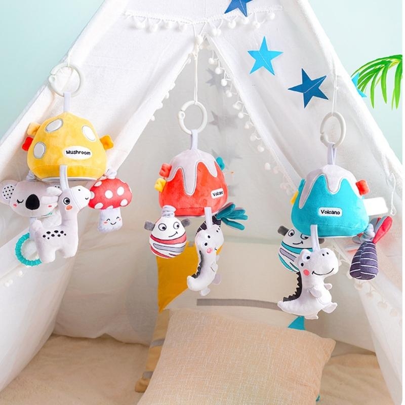 Crib Mobile Musical - QX2D Mainan Tempat Tidur Hewan Mewah