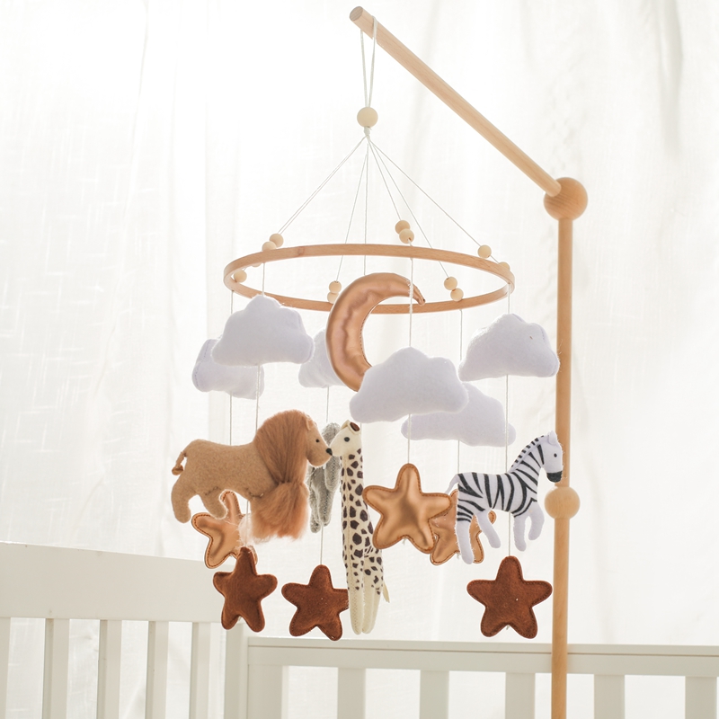 Crib Mobile Musical - Mainan Gantung Tempat Tidur Bayi, Lonceng