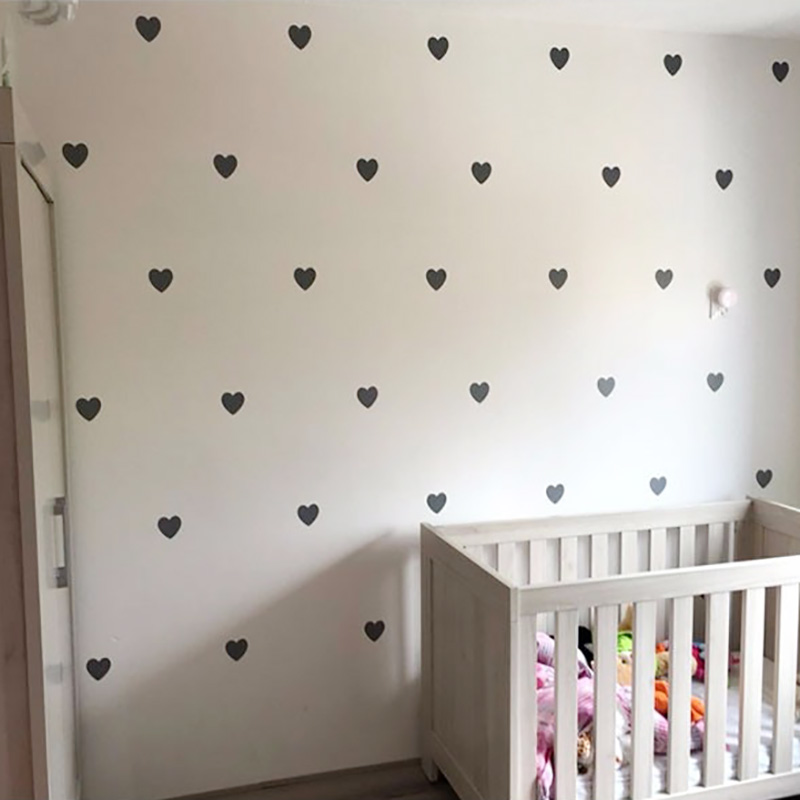 Baby Nursery Girl Room - Jantung Bayi Kamar Dekoratif Stiker Gadis