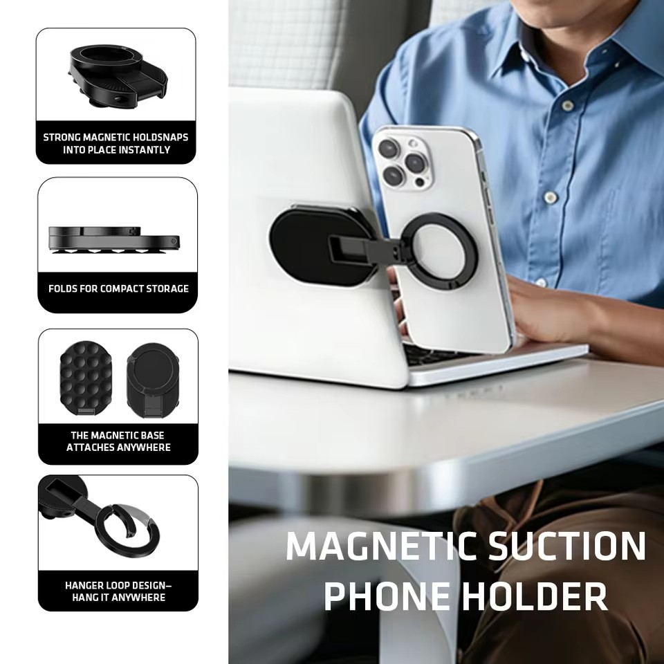 Mobile Hanger Arm - MA39 Penyangga Ponsel Lipat Magnetik Universal