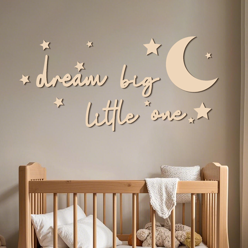 Baby Nursery Package - Mimpi Besar Si Kecil Tanda Kayu