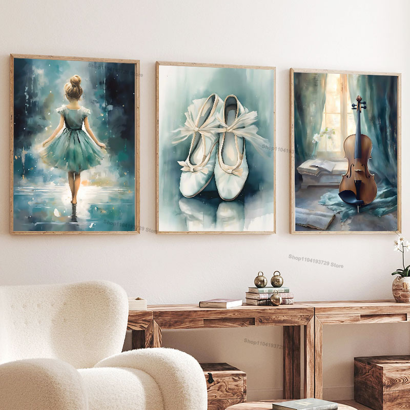 Baby Nursery Girl Room - Sepatu Balet Gadis Cat Air Cello