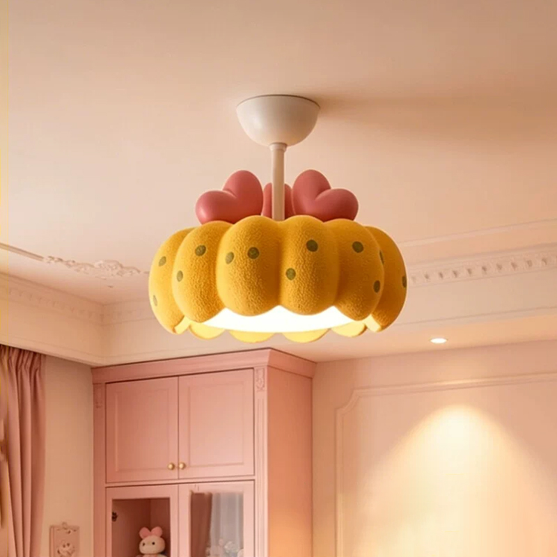 Baby Nursery Pink - Lampu Langit-langit Kamar Anak-anak Gaya Krim