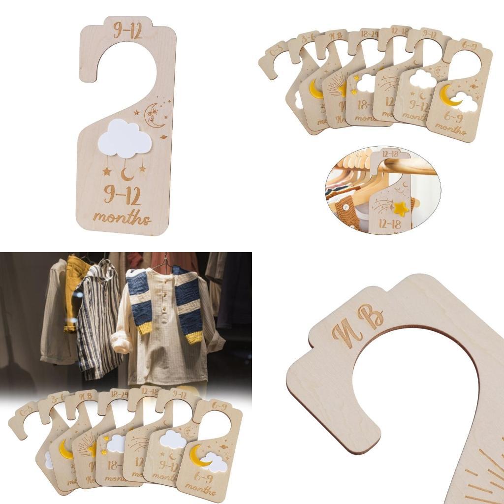 Baby Nursery Wardrobe - Set Berisi 7 Pemisah Gantungan Bayi