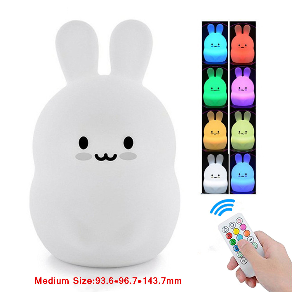 Baby Nursery Lamp - Lampu Sensor sentuh, cahaya malam Kelinci