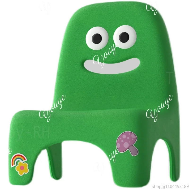 Baby Nursery Ottoman - A49 Kursi Mainan Anak Hijau Lucu
