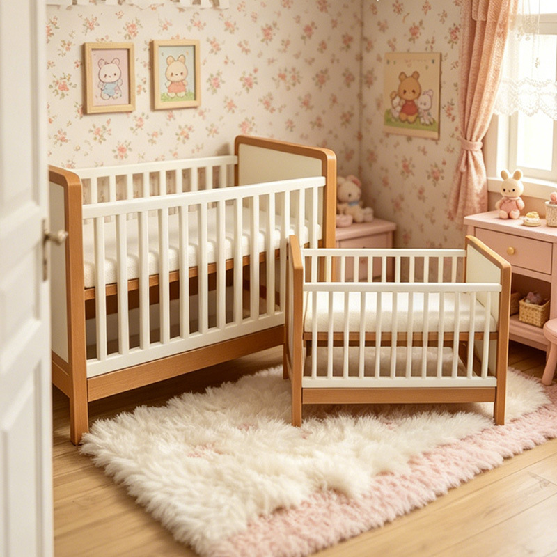 Baby Nursery Layout - Tempat Tidur Bayi Plastik Mini, Aksesori