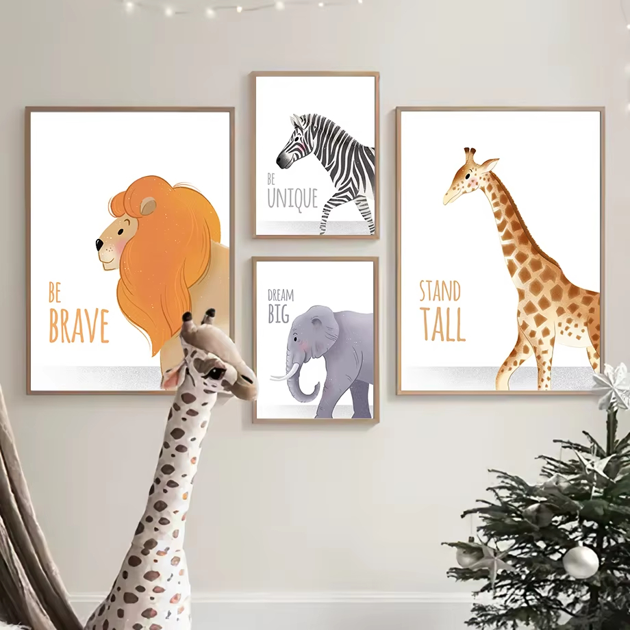 Baby Nursery Elephant - Kutipan Inspirasional Nursery Wall Art Mural