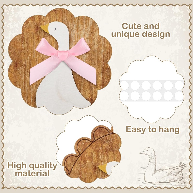Seni Dinding Angsa Kayu Vintag - Baby Nursery Vintage ulasan dan harga