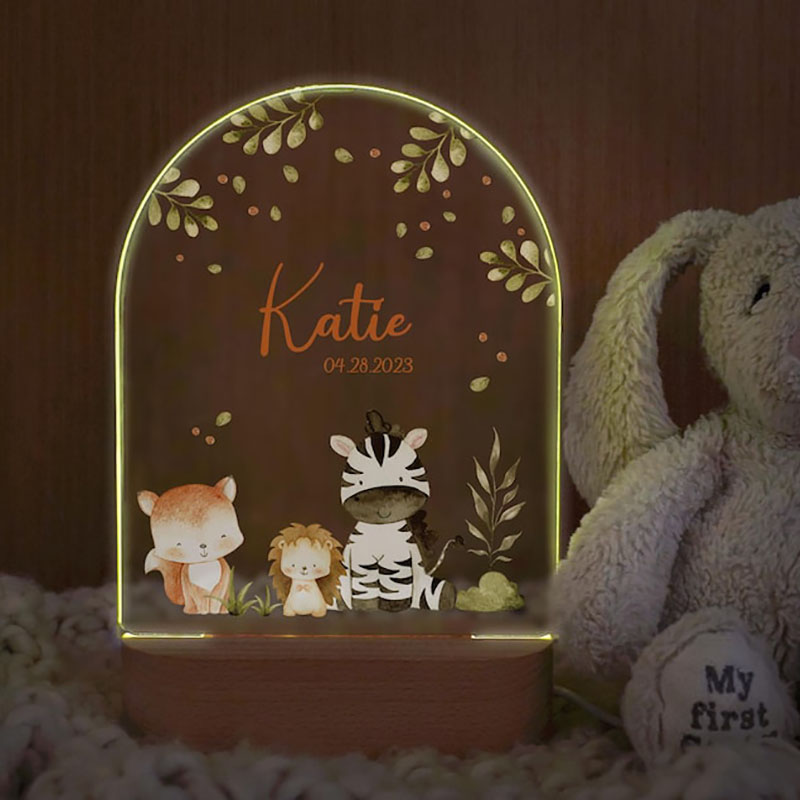 Nama Kustom Lampu Malam Bayi P - Baby Nursery Lamp ulasan dan harga