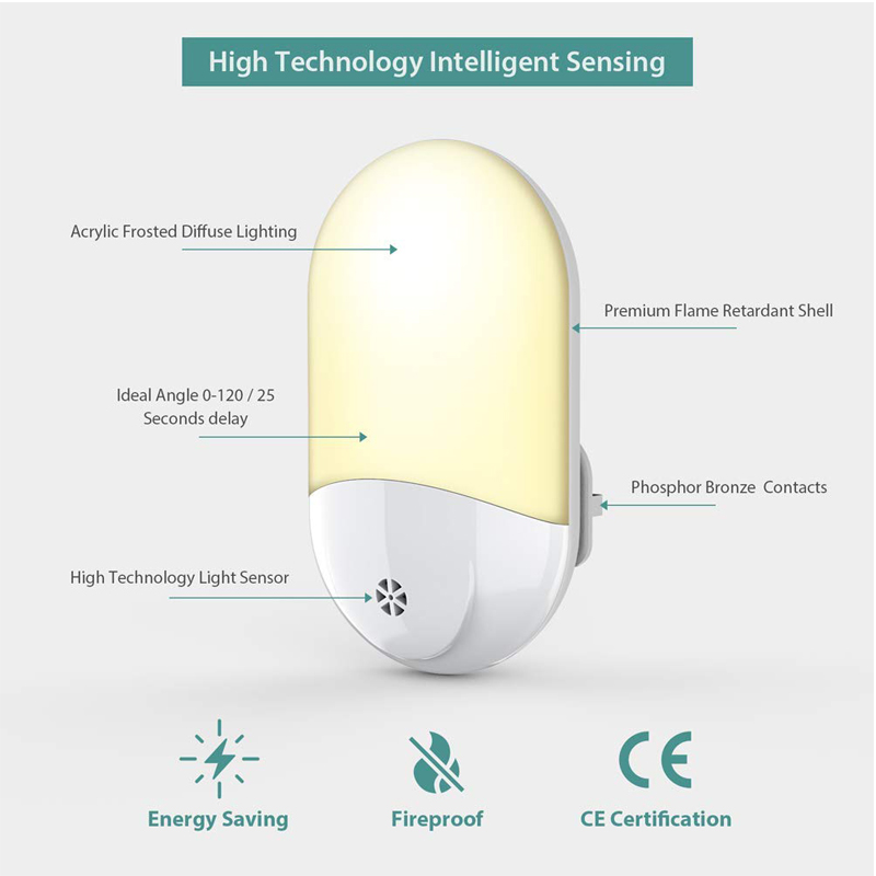 Lampu Malam Led, Sensor Senja  - Baby Nursery Lamp ulasan dan harga
