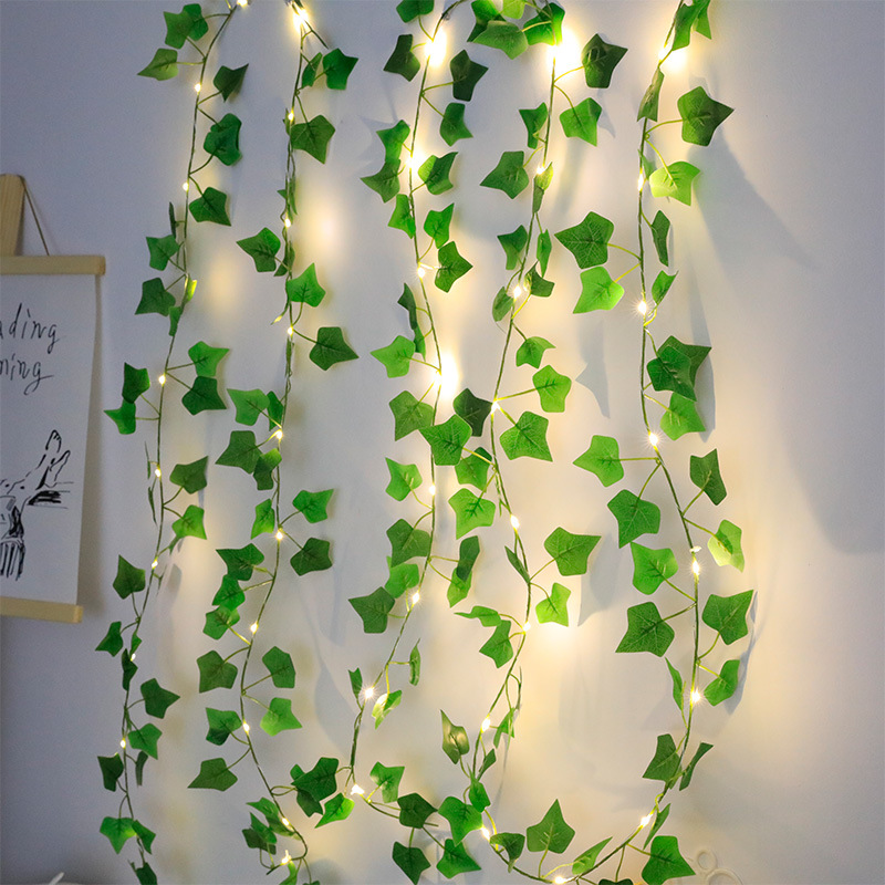 Lampu Tali Daun Hijau 2M Lampu - Baby Nursery Lamp ulasan dan harga