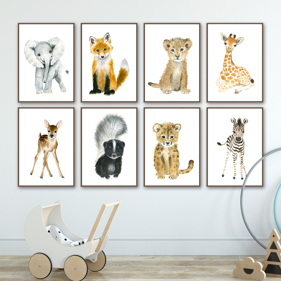 Gajah Rubah Zebra Jerapah Maca - Baby Nursery Elephant ulasan dan harga