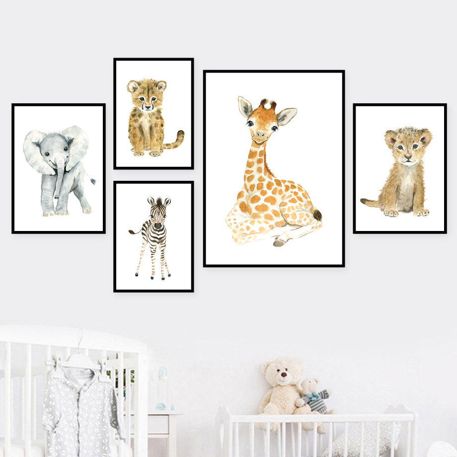 Gajah Rubah Zebra Jerapah Maca - Baby Nursery Elephant ulasan dan harga