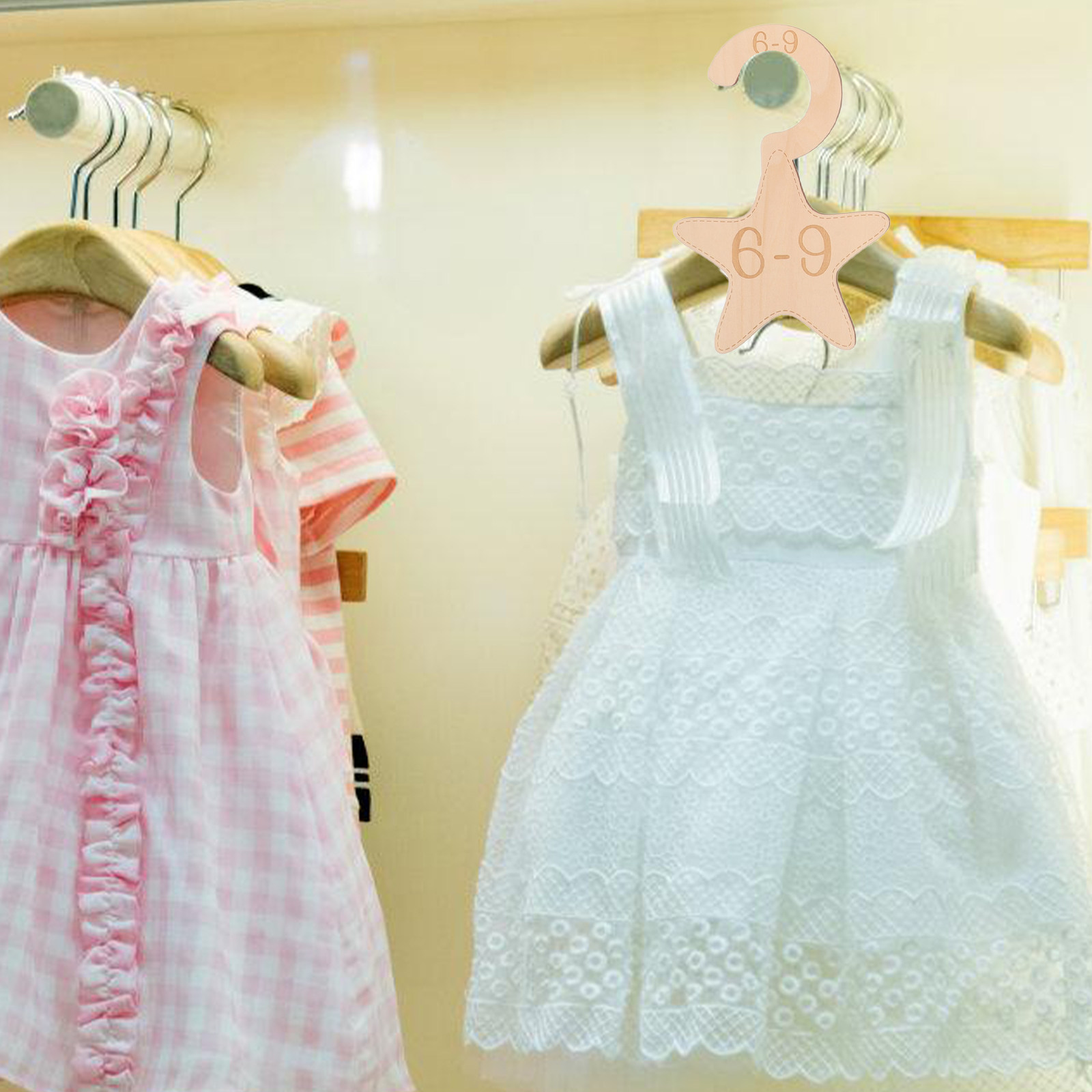 7 Buah Pembatas Lemari Pakaian - Baby Nursery Wardrobe ulasan dan harga