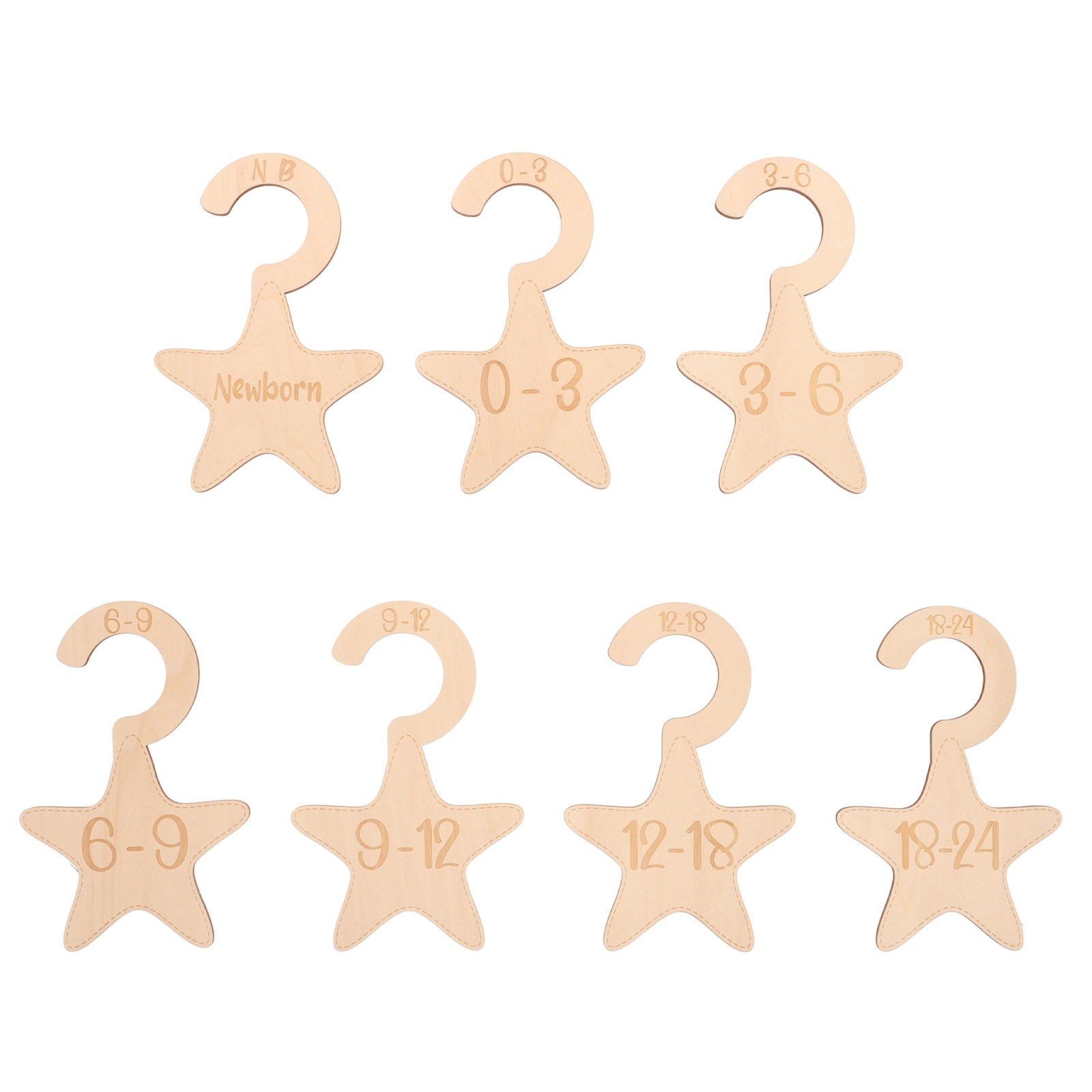 7 Buah Pembatas Lemari Pakaian - Baby Nursery Wardrobe ulasan dan harga