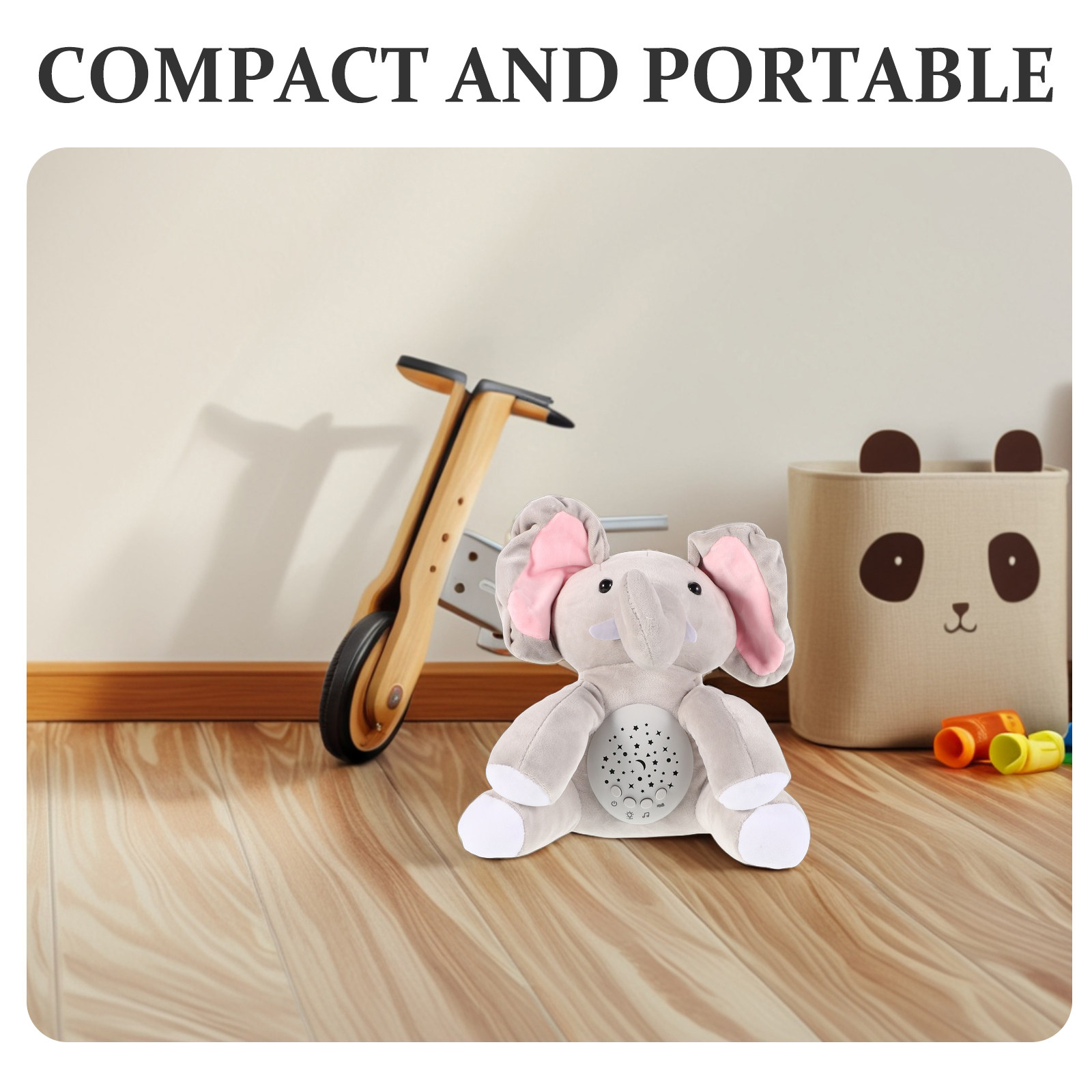Proyektor Tidur Bayi, Dekorasi - Baby Nursery Elephant ulasan dan harga