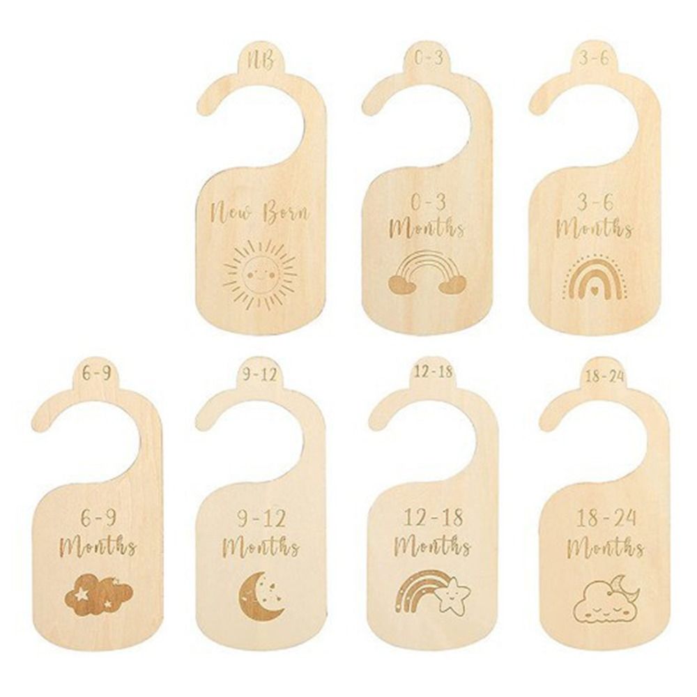 7/8 Buah Label Pembatas Lemari - Baby Nursery Wardrobe ulasan dan harga