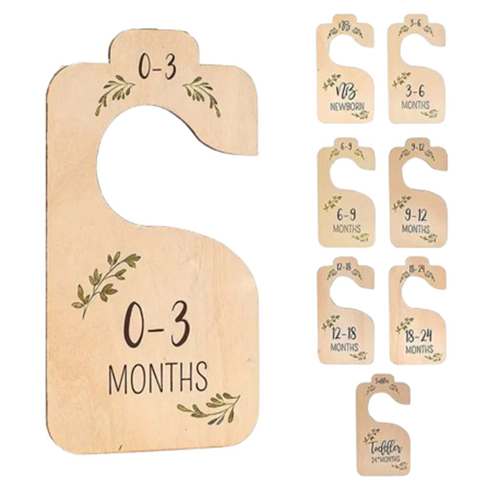 7/8 Buah Label Pembatas Lemari - Baby Nursery Wardrobe ulasan dan harga