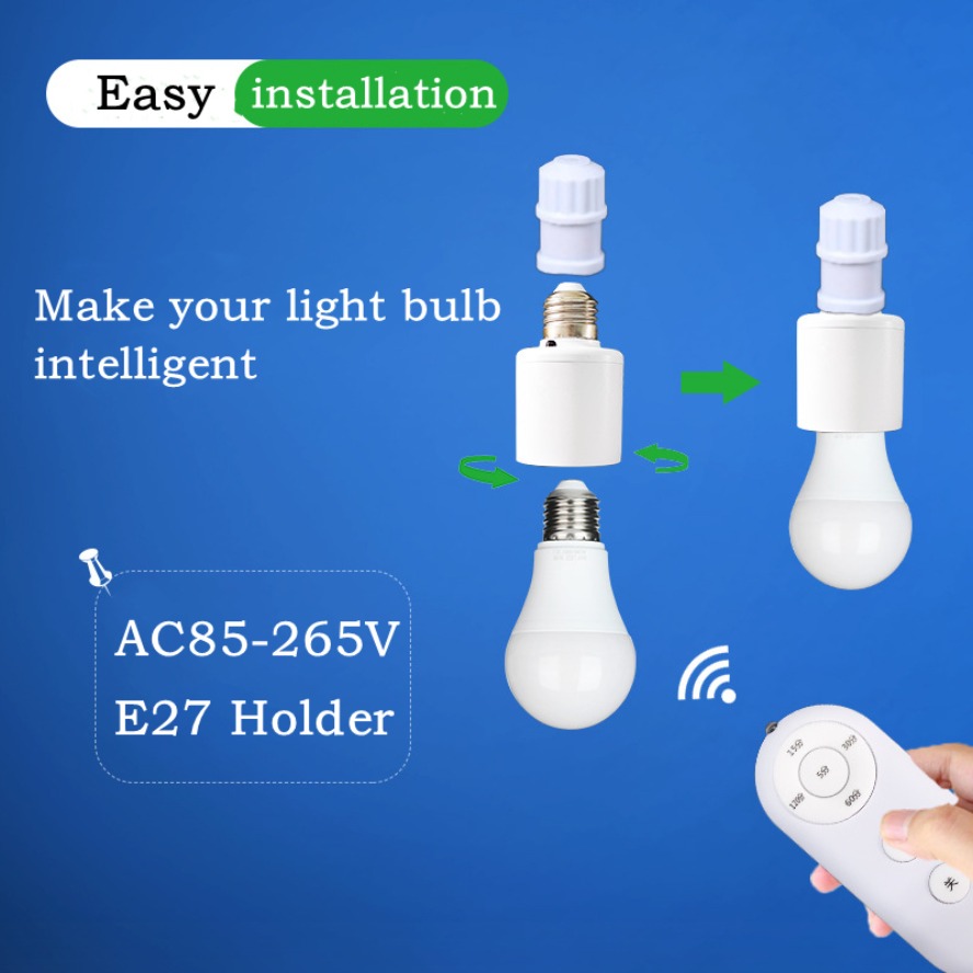 E27 60W Remote Kontrol Nirkabe - Baby Nursery Lamp ulasan dan harga