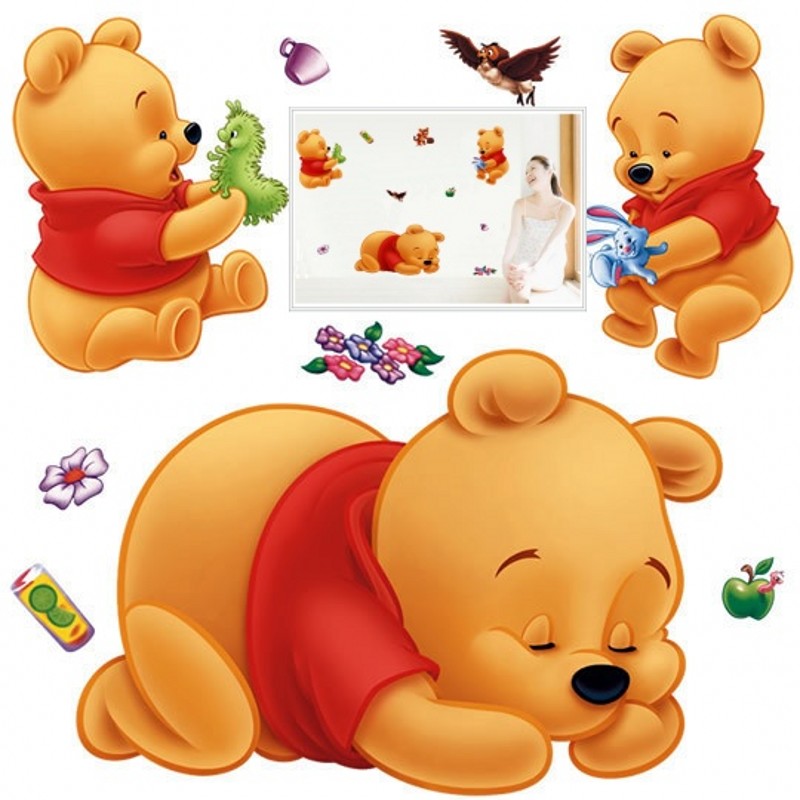 Stiker Dinding Winnie The Pooh - Baby Nursery Winnie The Pooh ulasan dan harga
