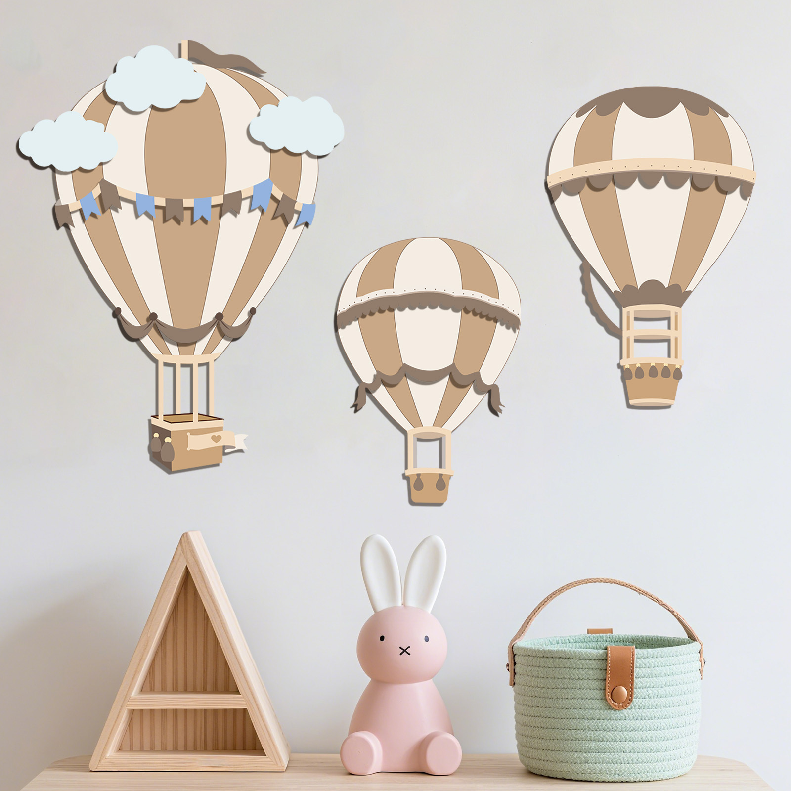 Dekorasi Dinding Kayu Balon Ud - Baby Nursery Hot Air Balloon ulasan dan harga