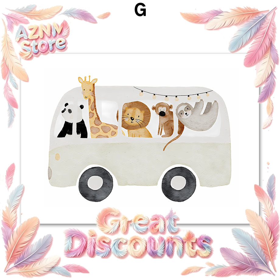 Poster dan Cetakan Seni Dindin - Baby Nursery Elephant ulasan dan harga