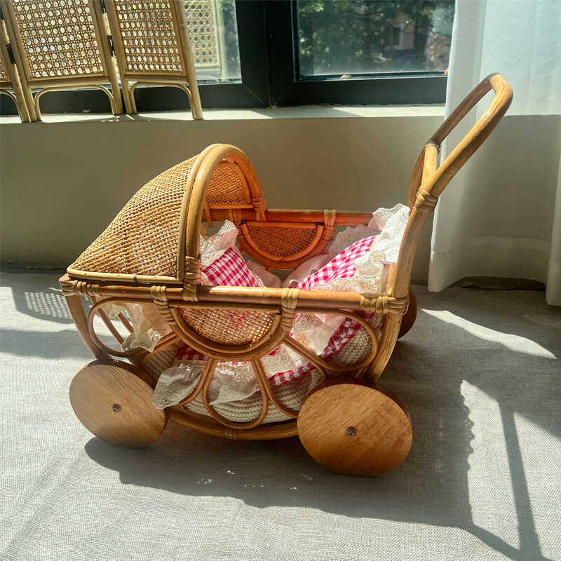 Kereta Dorong Bayi Rotan Anyam - Baby Nursery Vintage ulasan dan harga