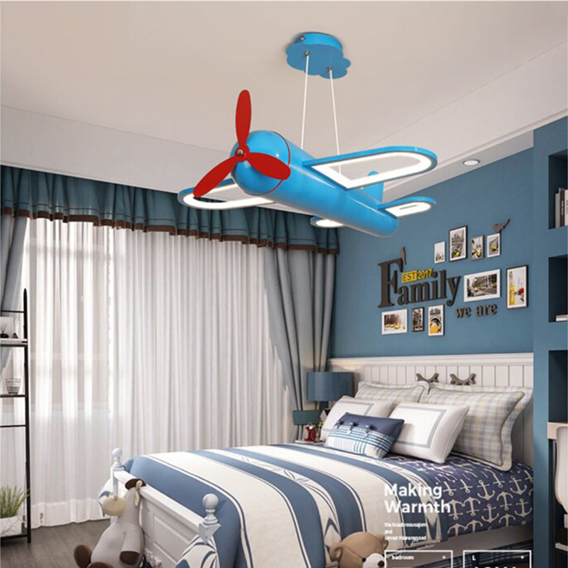 Lampu Gantung Pesawat Biru Kun - Baby Nursery Lamp ulasan dan harga