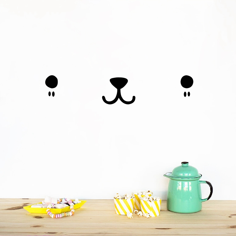 Decal Seni Dinding Wajah Lucu  - Baby Nursery Package ulasan dan harga