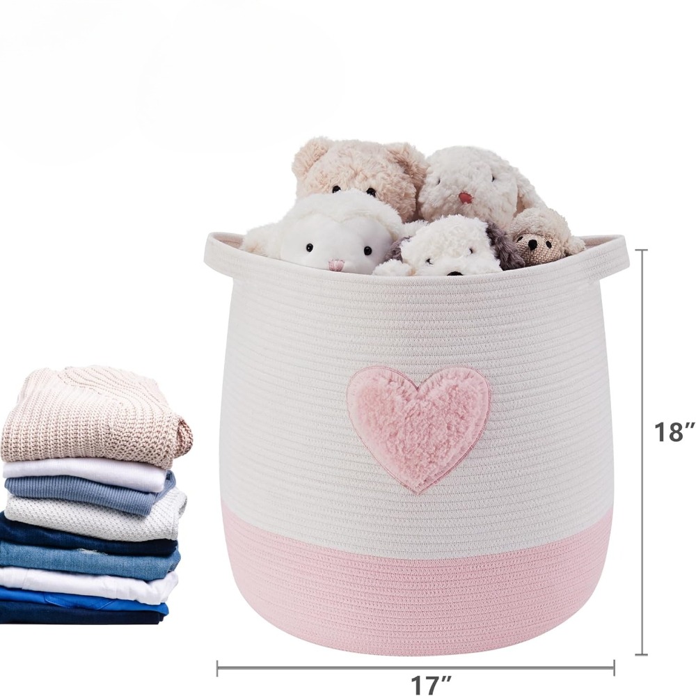 Keranjang Cucian Merah Muda un - Baby Nursery Pink ulasan dan harga