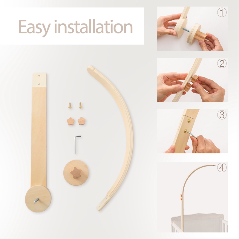 Braket bel tempat tidur kayu b - Crib Mobile Musical ulasan dan harga