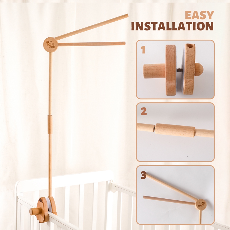 Braket bel tempat tidur kayu b - Crib Mobile Musical ulasan dan harga