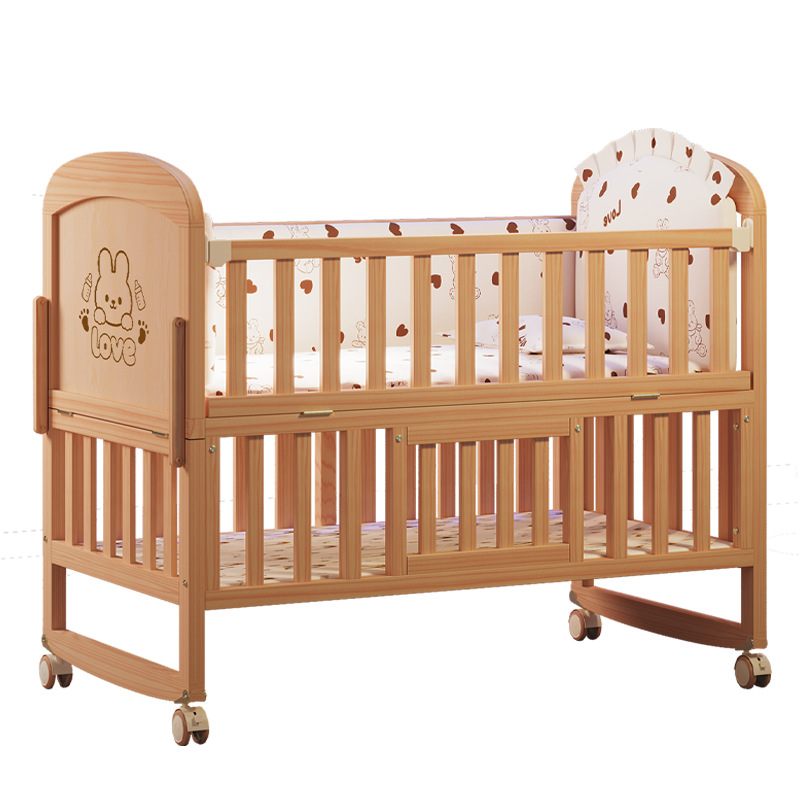 Tempat Tidur Bayi Kayu Solid y - Baby Nursery With Queen Bed ulasan dan harga