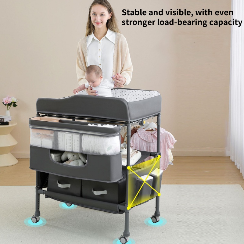 Meja ganti popok bayi multifun - Baby Nursery Wardrobe ulasan dan harga