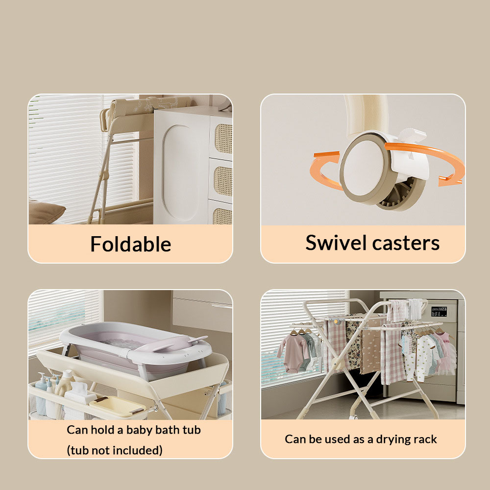 Meja Ganti Bayi dengan Desain  - Baby Nursery Wardrobe ulasan dan harga