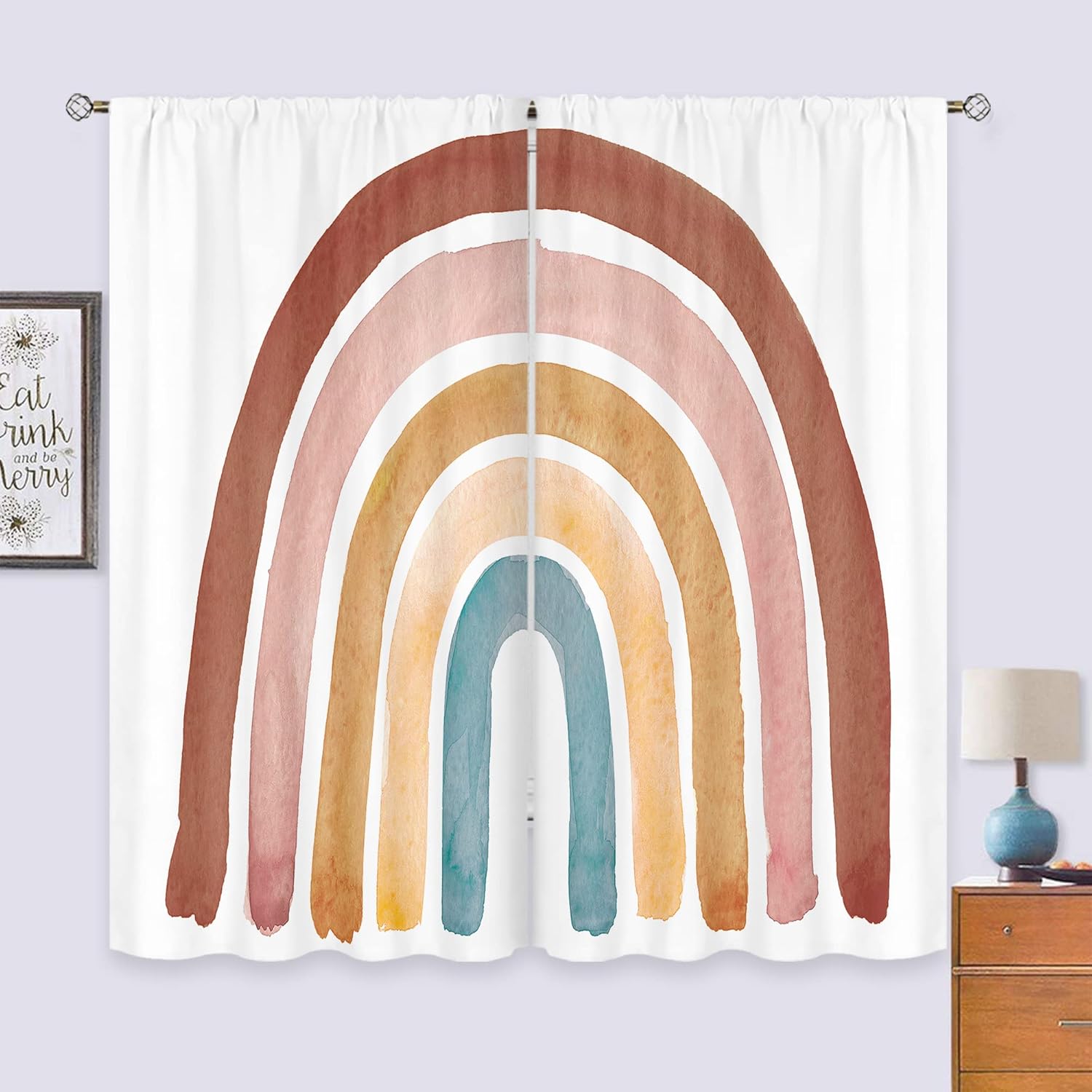 Tirai Pelangi Boho untuk Anak  - Baby Nursery Vintage ulasan dan harga