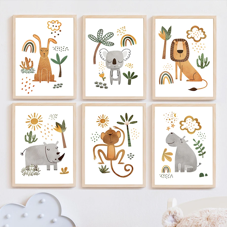 Jerapah Gajah Harimau Zebra To - Baby Nursery Elephant ulasan dan harga
