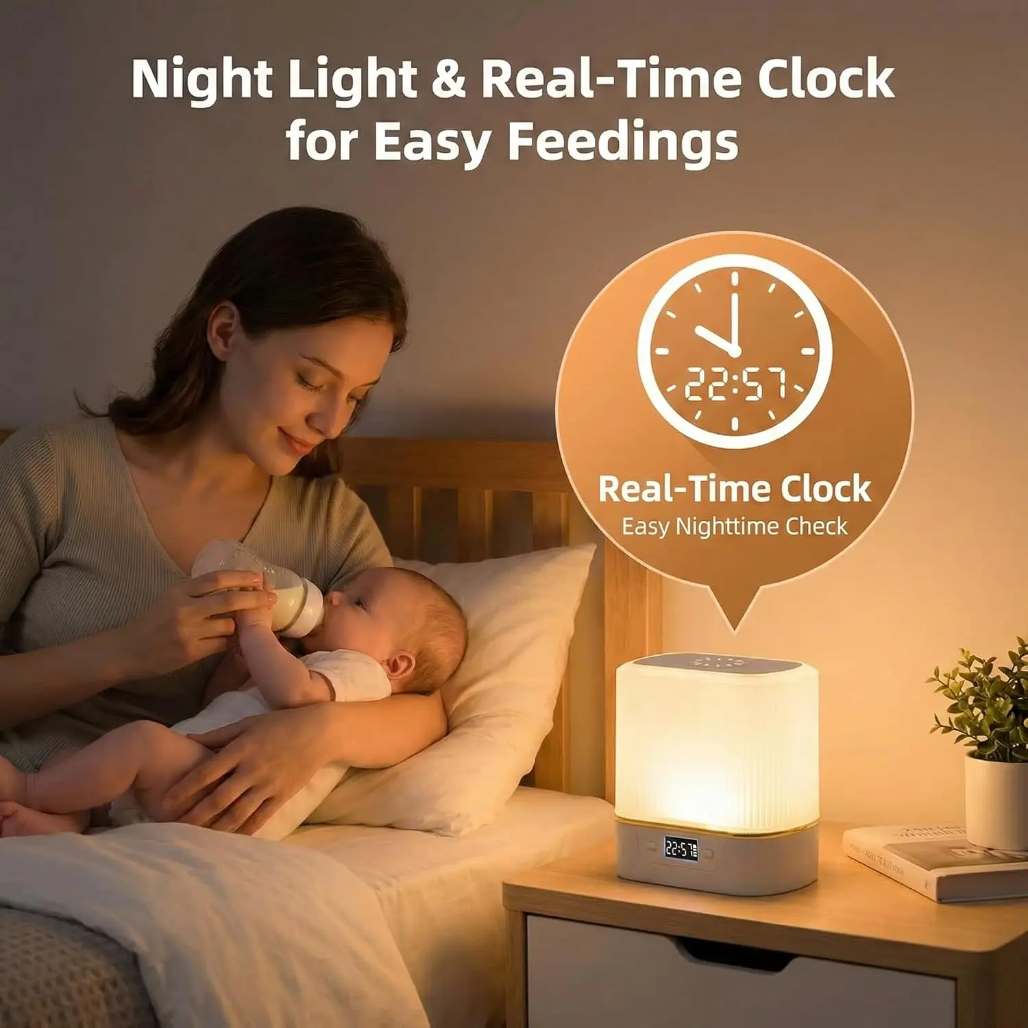 Lampu Malam LED Lampu Samping  - Baby Nursery Lamp ulasan dan harga