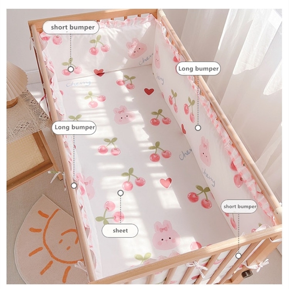 5 Buah Set Perlengkapan Tempat - Baby Nursery Girl Room ulasan dan harga