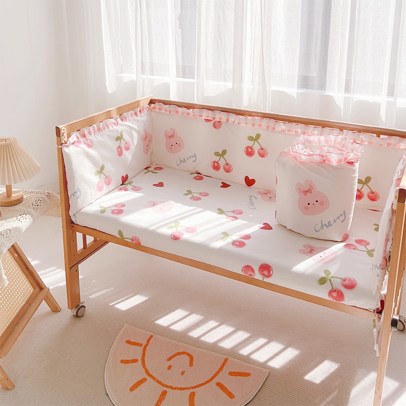 5 Buah Set Perlengkapan Tempat - Baby Nursery Girl Room ulasan dan harga