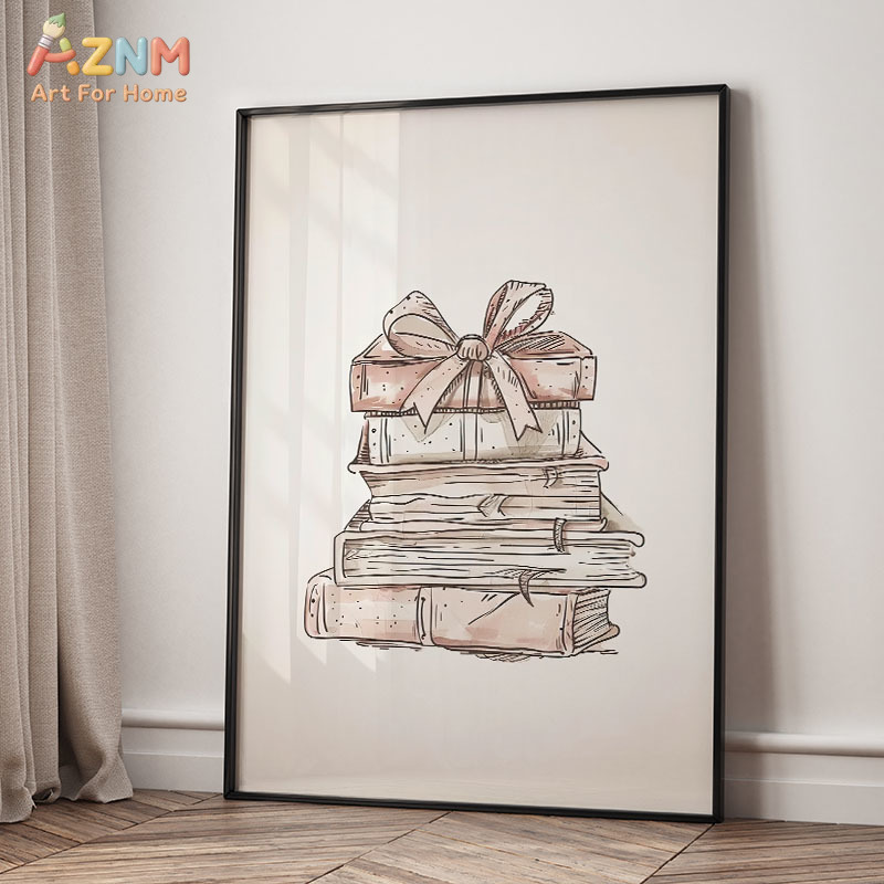 AZNM Seni Dinding Kanvas Maina - Baby Nursery Vintage ulasan dan harga