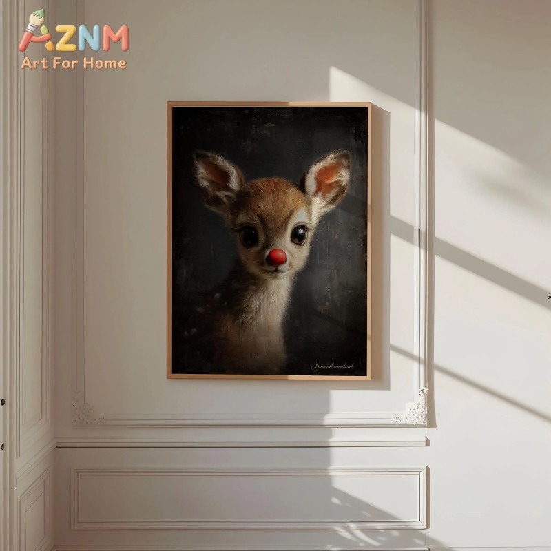 Lukisan Kanvas Tanpa Bingkai,  - Baby Nursery Vintage ulasan dan harga
