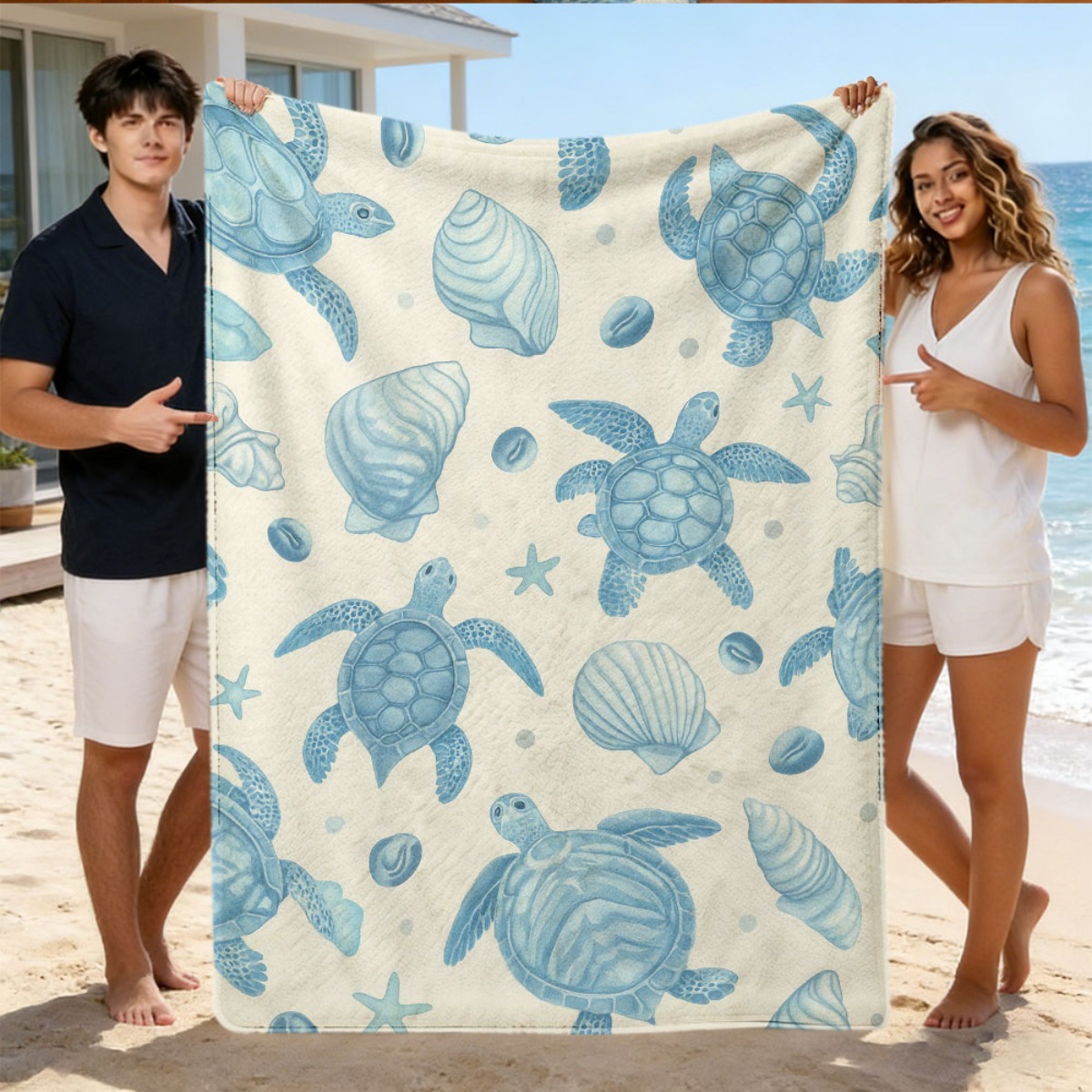 Selimut Pantai Bertema Laut ya - Baby Nursery Ocean ulasan dan harga