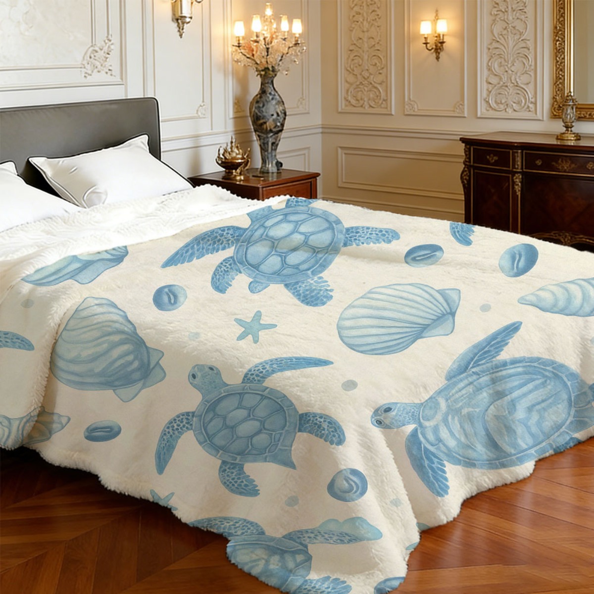Selimut Pantai Bertema Laut ya - Baby Nursery Ocean ulasan dan harga