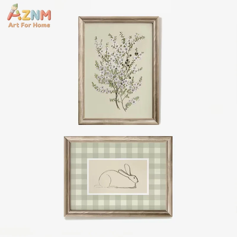 AZNM Cetakan Kanvas Seni Dindi - Baby Nursery Vintage ulasan dan harga